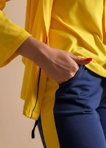Комбінована всесезон піжама(сорочка, топ, штани) рубашка + топ + брюки BBL