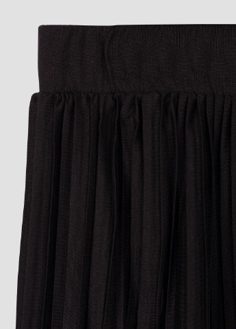 Черная кэжуал однотонная юбка Numph
