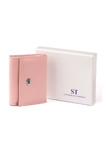 Жіночий шкіряний гаманець 9,5х7,5х2 см st leather (229460809)