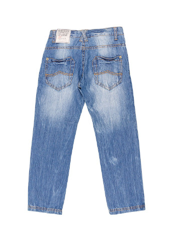 Джинси Mayoral прямі однотонні блакитні джинсові бавовна