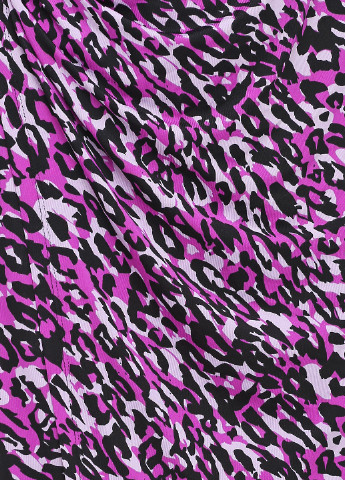 Фіолетова кежуал сукня на запах Mark леопардовий