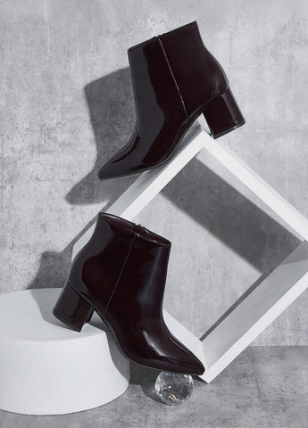 Темно-коричневі демісезонна ботильйони SHEIN