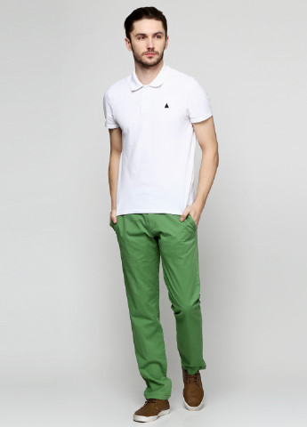 Зеленые кэжуал демисезонные прямые брюки Hugo Boss