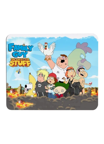 Коврик для мышки Гриффины (Family Guy) (25108-1378) 22х18 см MobiPrint (222995349)