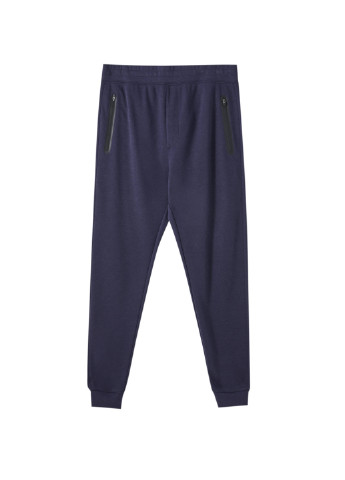 Темно-синие спортивные демисезонные джоггеры брюки Pull & Bear