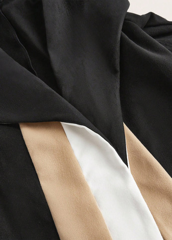 Комбинированное демисезонное Пальто однобортное SHEIN