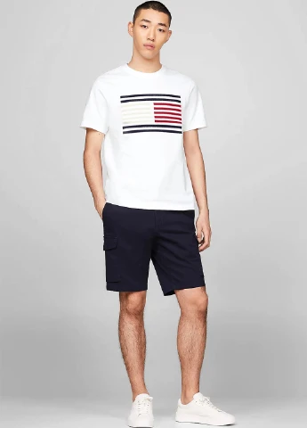 Біла футболка Tommy Hilfiger