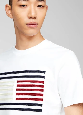 Біла футболка Tommy Hilfiger