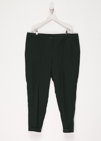 Темно-зеленые кэжуал летние зауженные брюки Laura Bettini