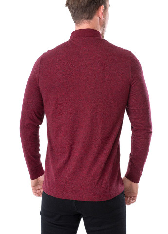 Бордовая футболка-поло для мужчин Ragman однотонная
