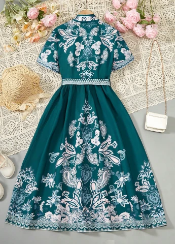 Морської хвилі сукня SHEIN (329545866)
