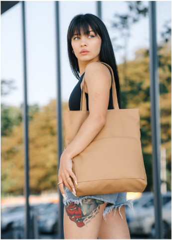 Повседневная женская сумка шоппер Tote 41х30х10 см Sambag (255374989)