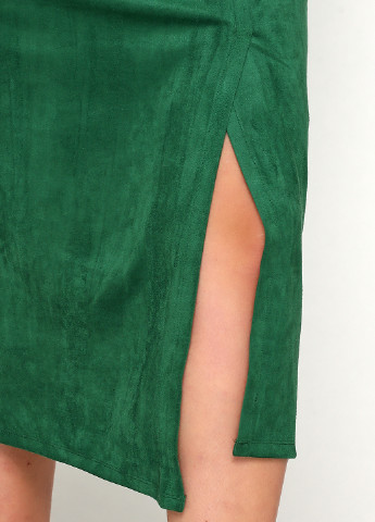 Зеленая кэжуал однотонная юбка PrettyLittleThing карандаш