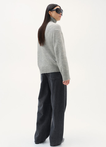 Серый зимний свитер джемпер H&M