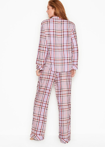 Сиреневая всесезон пижама (рубашка, брюки) рубашка + брюки Victoria's Secret