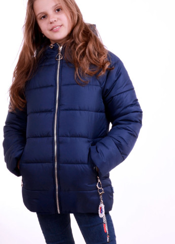 Темно-синяя зимняя зимняя k36 Luxik удлиненная куртка