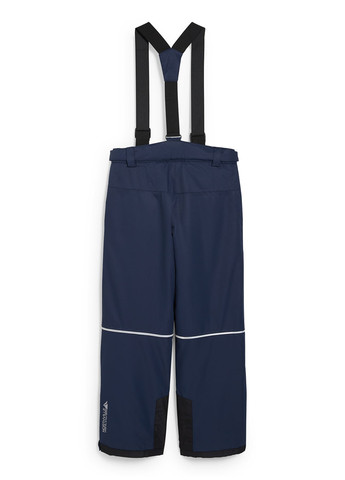 Темно-синие спортивные зимние прямые брюки C&A
