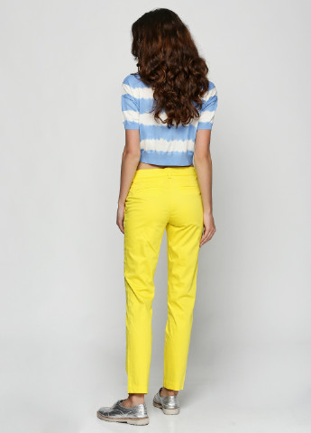 Желтые кэжуал летние брюки P.A.R.O.S.H.