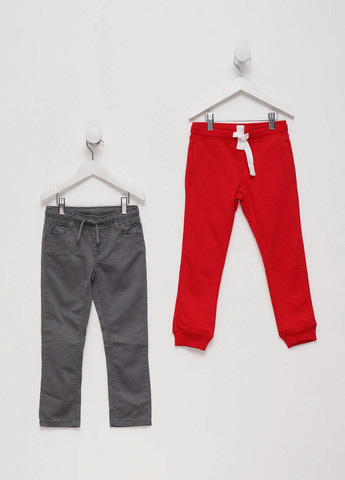 Комбинированные кэжуал демисезонные брюки прямые, джоггеры C&A