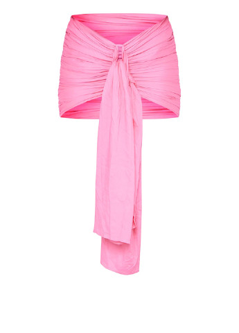 Розовая кэжуал однотонная юбка PrettyLittleThing