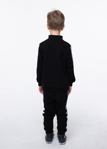 Черный демисезонный костюм (толстовка, брюки) Vidoli