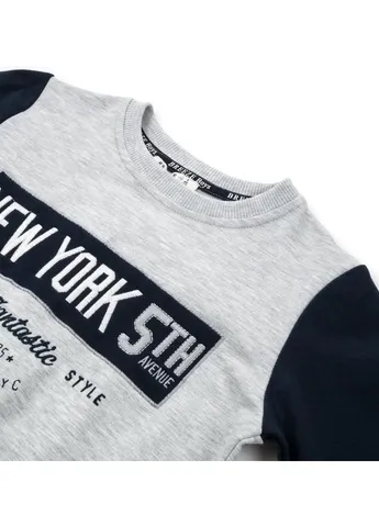 Білий демісезонний костюм десткий "new york" (13678-134b-gray) A-yugi