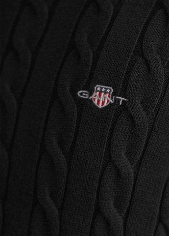 Черный демисезонный свитер Gant