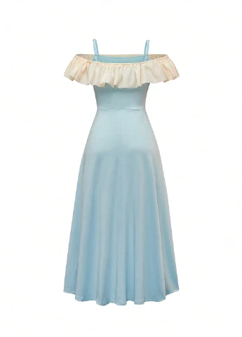 Бірюзова сукня SHEIN (331624224)