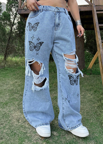 Джинси SHEIN - (365782217)