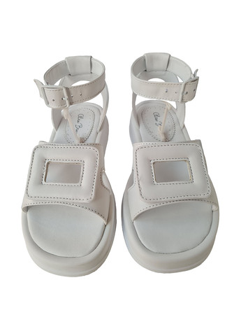 Белые босоножки Benz с ремешком