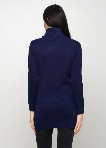 Темно-синій демісезонний светр Made in Italy