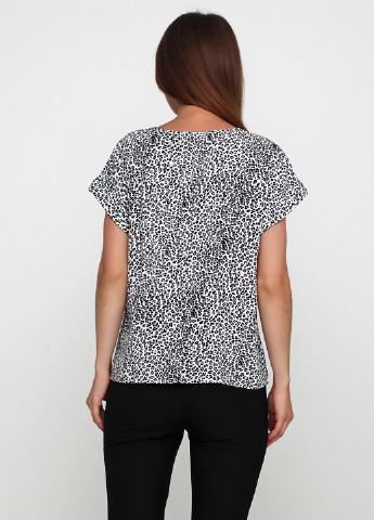 Черно-белая летняя блуза By Very