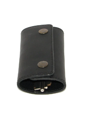 Подарочный набор №11 (ключница + обложка на права, ID паспорт) черный DNK Leather (253933694)