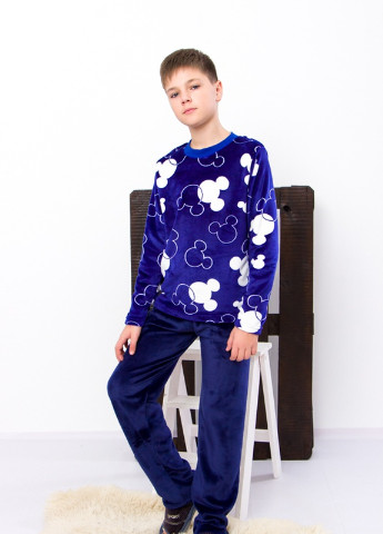 Синяя всесезон пижама подростковая для мальчика Носи своє 6079