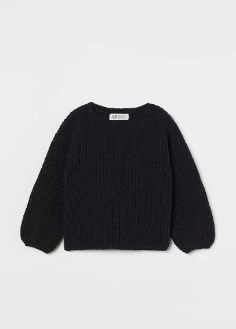 Черный джемпер зима,чорний, H&M