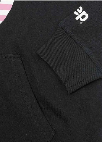 Худи O102608-B000 Jeep Hooded Oversize Sweatshirt Star Striped Print Black (367037997)