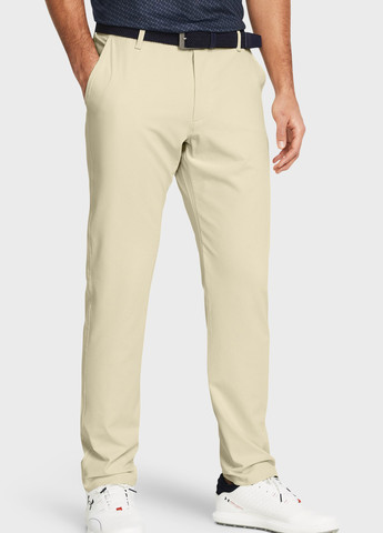 Светло-бежевые кэжуал демисезонные чиносы брюки Under Armour