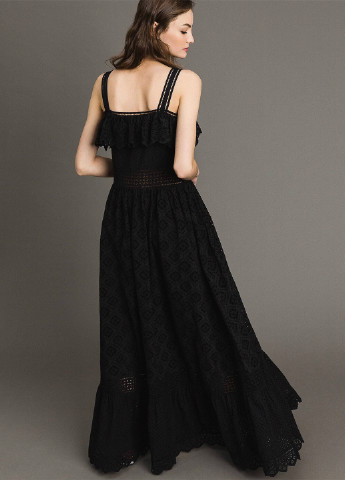 Чорна коктейльна сукня Twinset однотонна