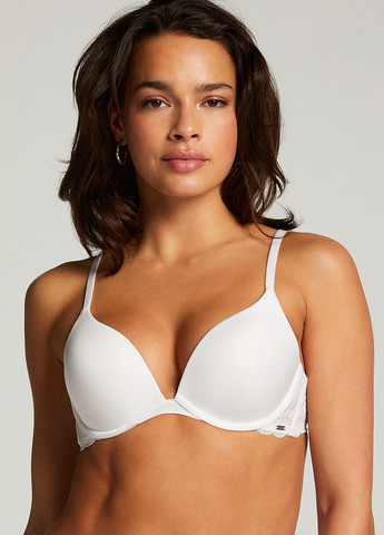 Белый бюстгальтер Hunkemoller с косточками полиамид
