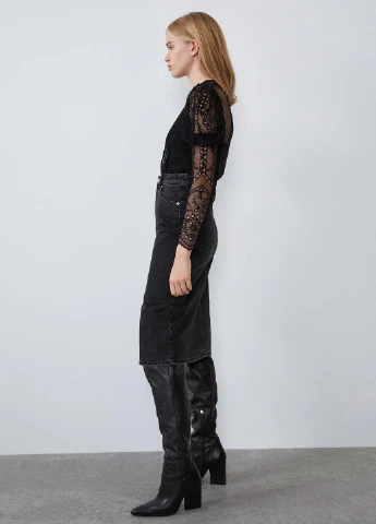 Чёрная блуза Zara