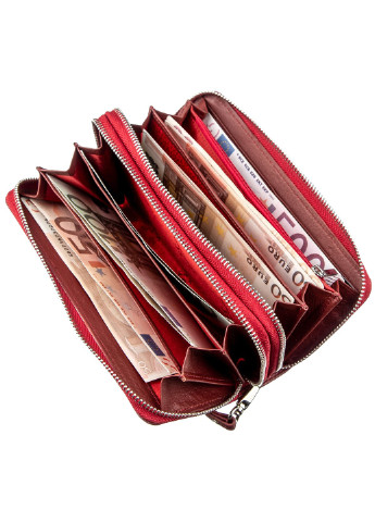 Жіночий шкіряний гаманець-клатч 9х18,5х4 см st leather (252129637)