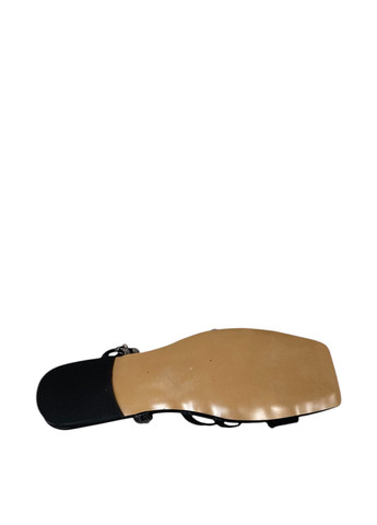 Черные босоножки Anri de Collo без застежки с камнями