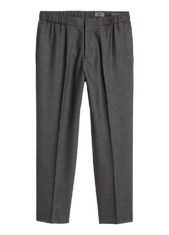 Серые демисезонные брюки H&M