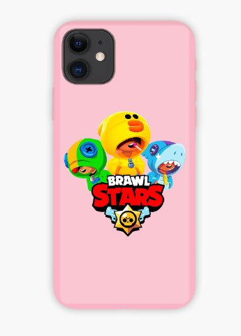 Чехол силиконовый Apple Iphone X Леон Бравл Старс (Leon Brawl Stars) (6129-1701) MobiPrint (219487595)