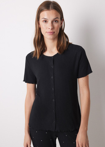 Черная всесезон пижама (футболка, брюки) футболка + брюки Women'secret