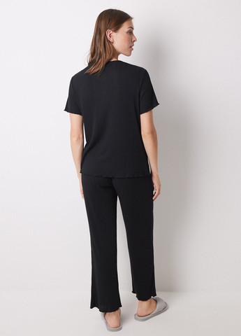 Черная всесезон пижама (футболка, брюки) футболка + брюки Women'secret