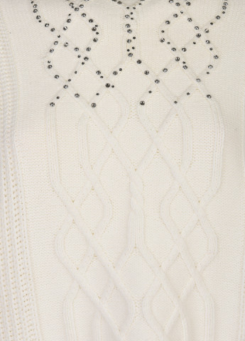 Белый зимний свитер LOVE REPUBLIC