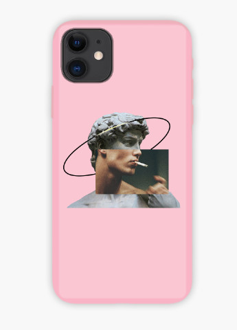 Чехол силиконовый Apple Iphone 6 Ренессанс Давид Микеланджело (David Michelangelo) (6937-1201) MobiPrint (219357231)