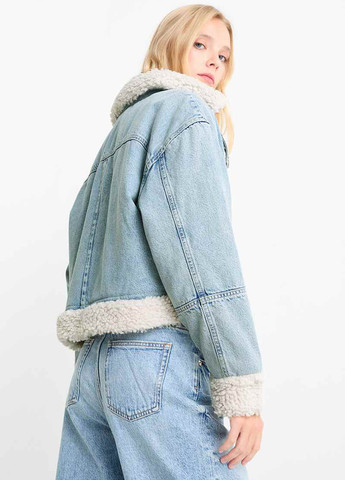 Голубая демисезонная куртка C&A