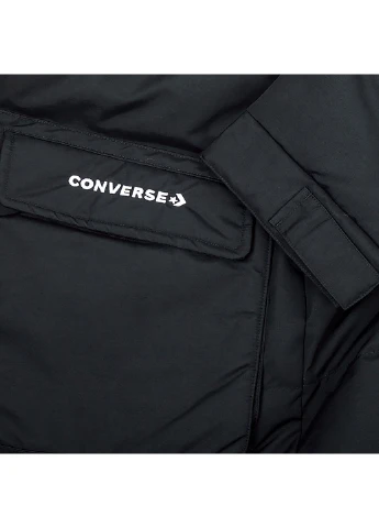 Чорна зимня куртка premium mid down jacket Converse